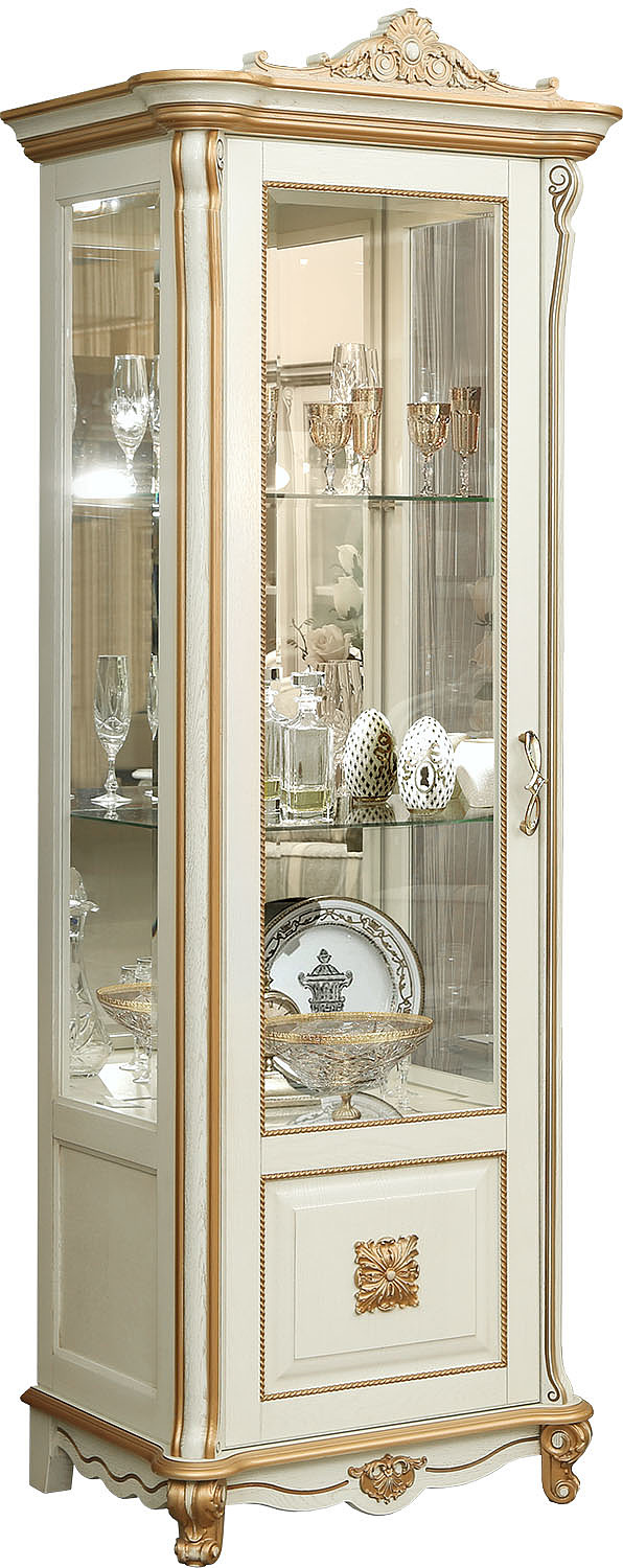 Шкаф с витриной "Алези 8 Люкс" П350.08-01л 