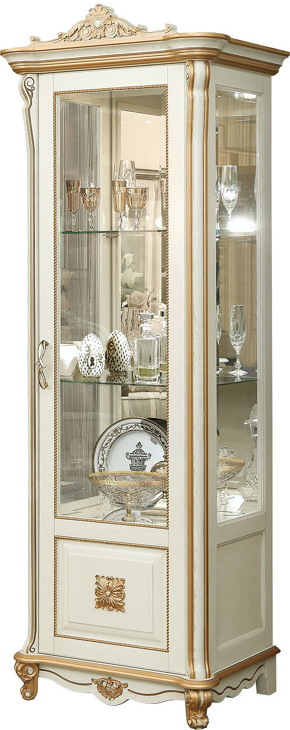 Шкаф с витриной "Алези 8 Люкс" П350.08л 
