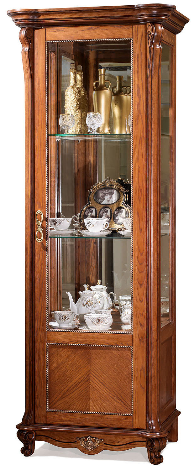 Шкаф с витриной "Алези 8" П 350.08 