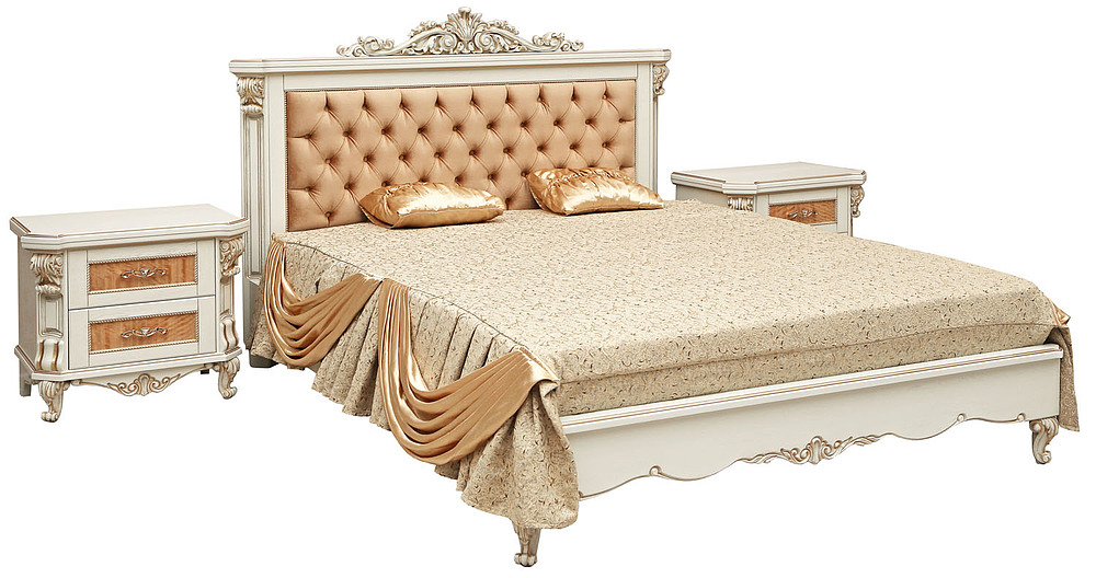 Кровать двойная "Альба 16/1пк" П 524.05/1к